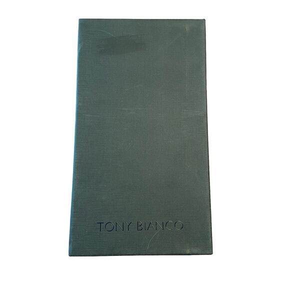 Tony Bianco Mavis Heels Sandal Leather Strappy Pointed Toe Caramel Venice Size 8 - Picture 14 of 15